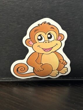 Monkey sticker